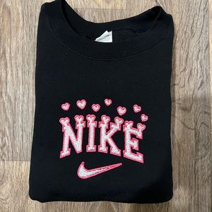 Pink Hearts Sweatshirt
